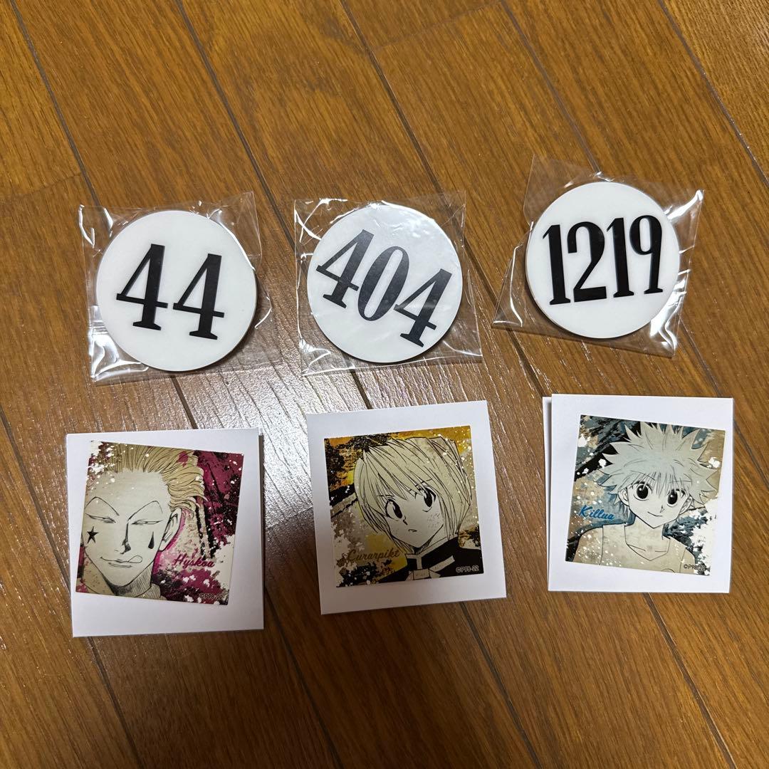 冨樫義博展 ハンターハンター ナンバープレート ステッカー - メルカリ