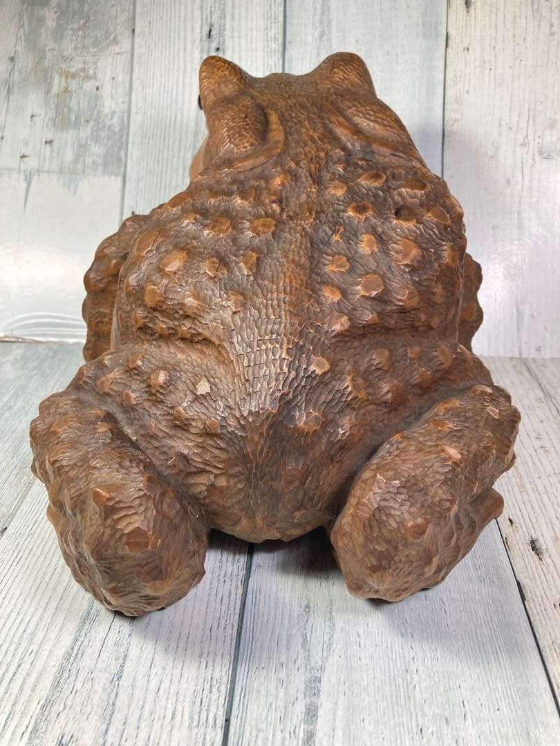 時代物【丹山 作】細密彫刻 一刀彫 木彫 蛙 - メルカリ