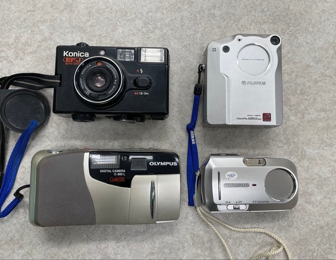 フィルムコンパクトカメラ レトロ デジカメ 4台ジャンクセット - メルカリ