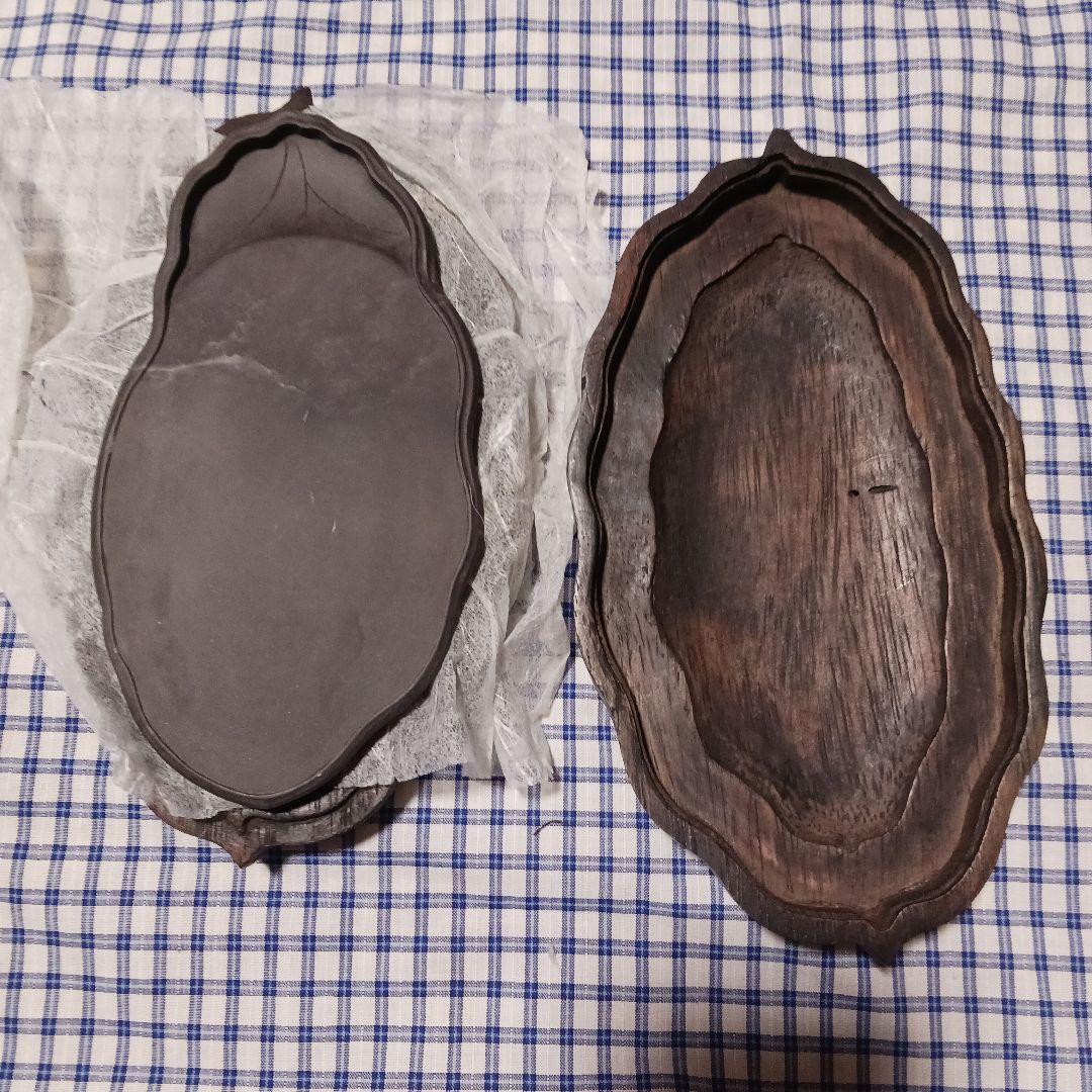 中国美術 書道具 端渓硯 古美術 時代品 骨董品 石彫 硯石 Amazon.co.