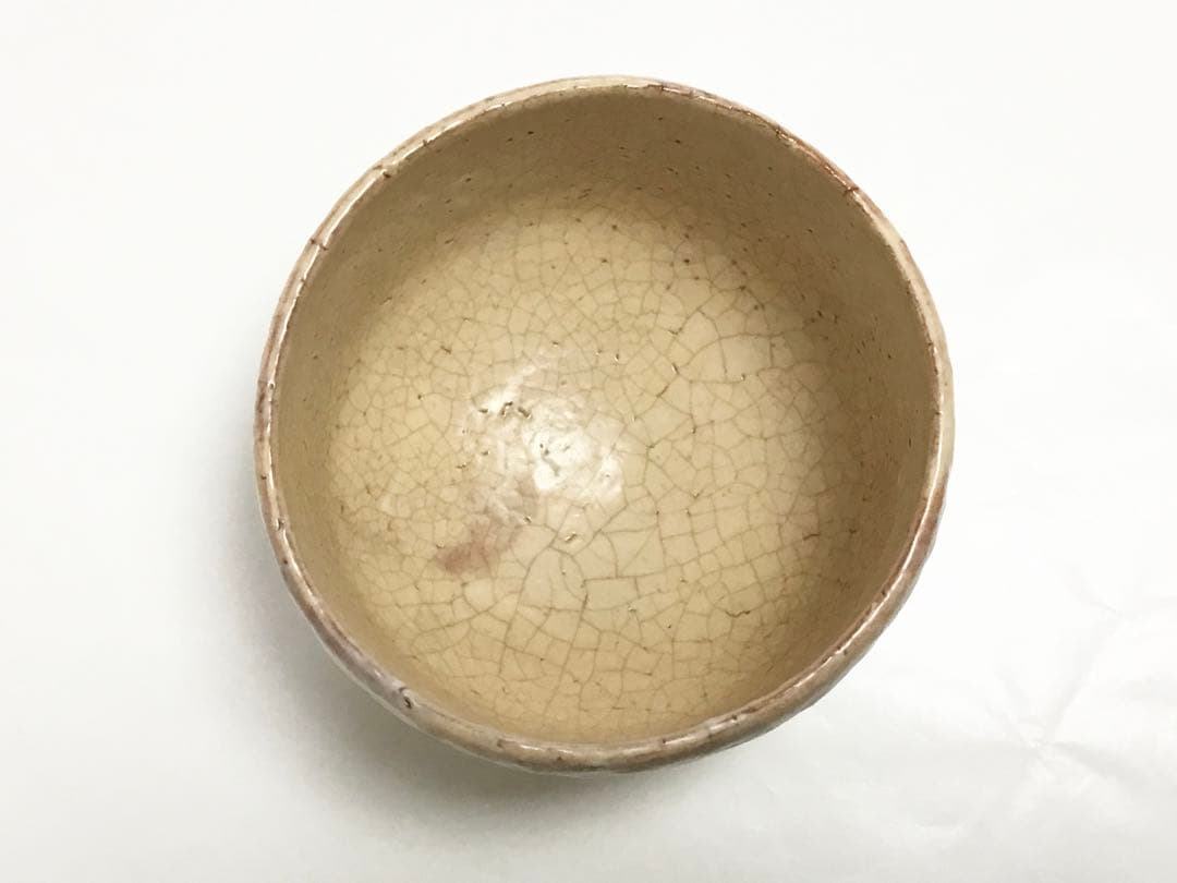 茶道具 古物品 茶碗 萩 波多野善蔵 木箱入 波多野善蔵 萩焼窯 茶碗