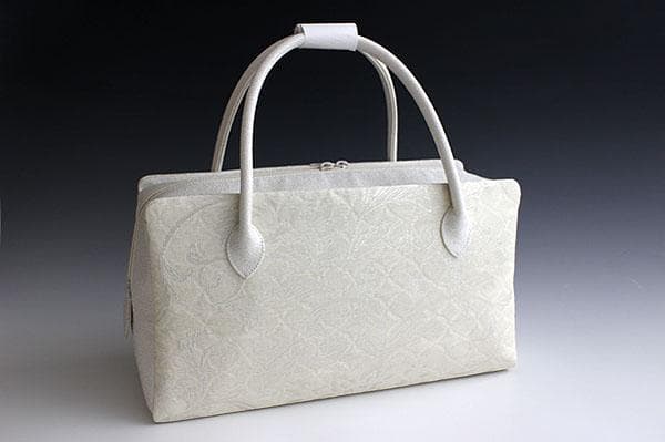 新品未使用 ！！特別セール！！京都 西陣 正絹 帯使用 利休バッグ 25919