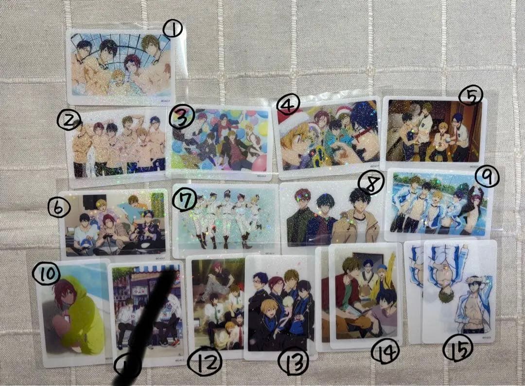 Free!MS ミニフォトカード 第2弾 全てホロ