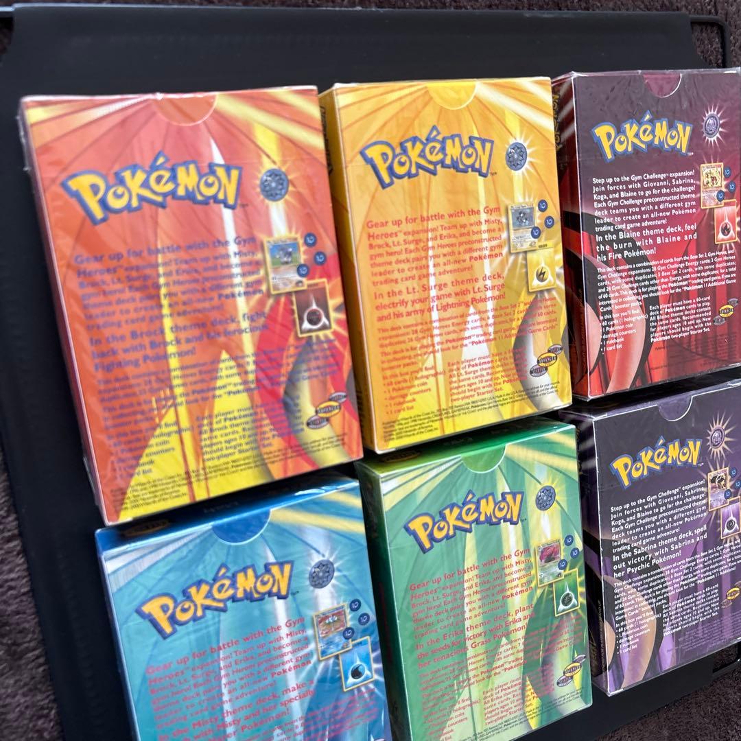 ザ*メ様 ポケモンカード　ジムリーダーセット 6種　海外版　新品　未使用　シュリ