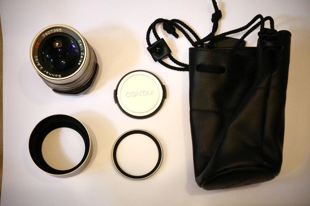 極上】 Carl Zeiss T* Sonnar 2.8/90 単焦点レンズ