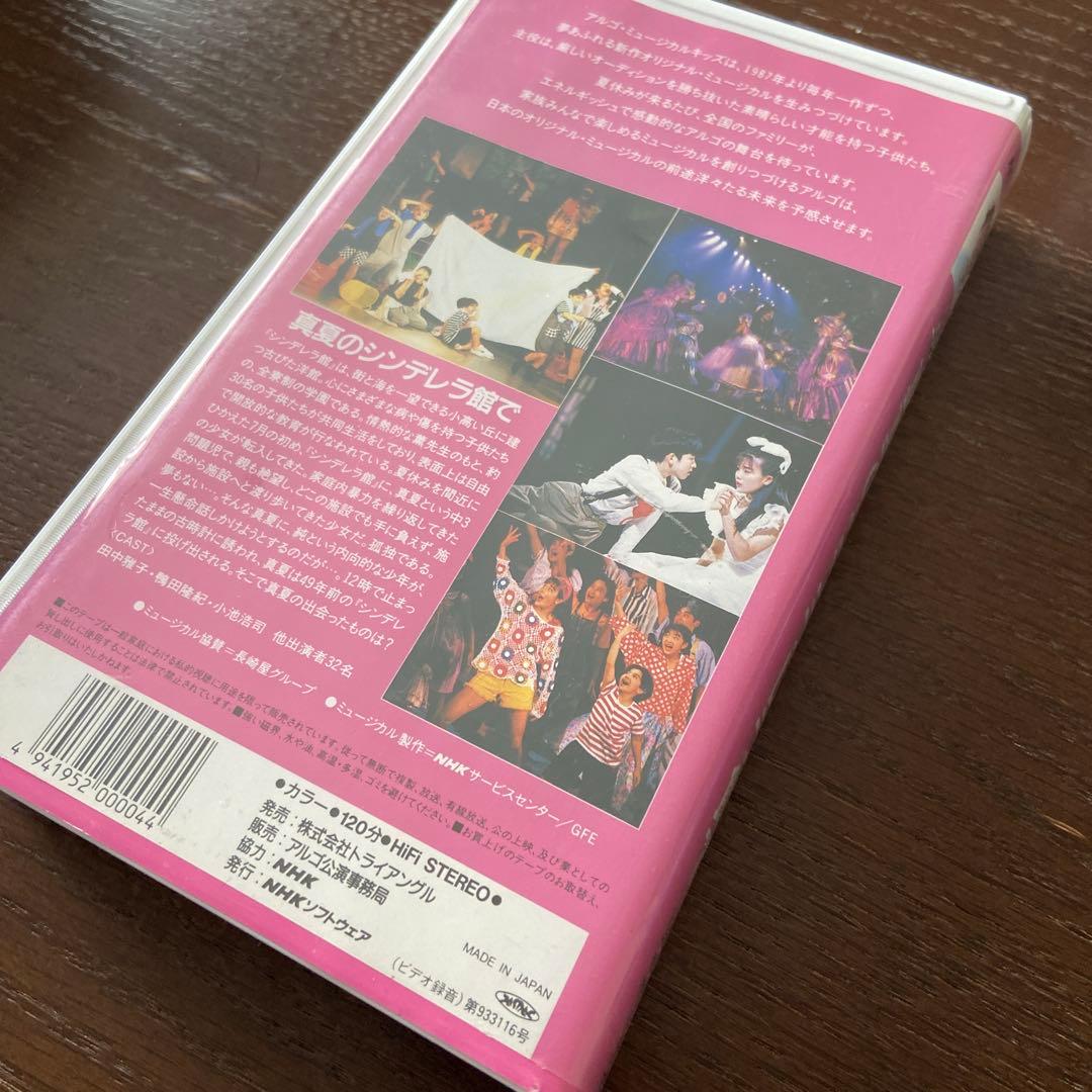入手困難 VHS 真夏のシンデレラ館で 小椋佳 アルゴミュージカル
