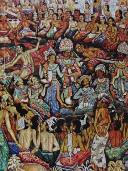 IDA　BAGUS MADE（イダ　バグス　マデ）バリ踊り上演、希少な大判画集画