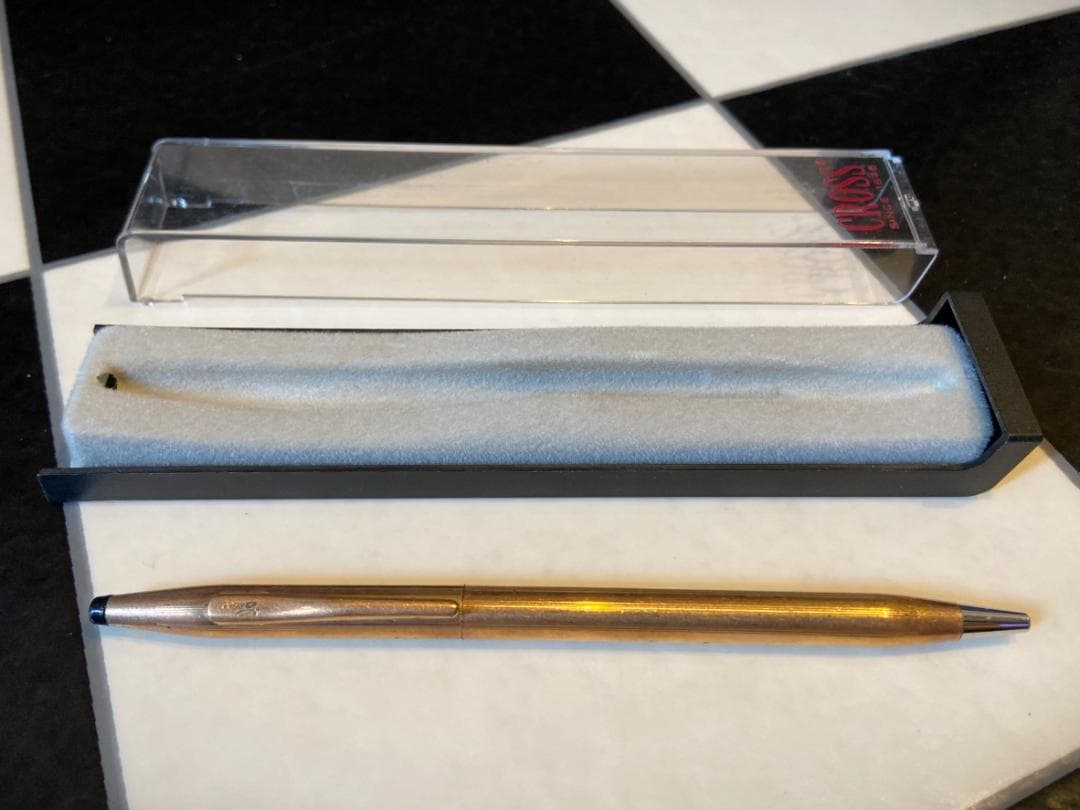 ◇クロス CROSS ボールペン 14KT GOLD 筆記体 ヴィンテージ(2)