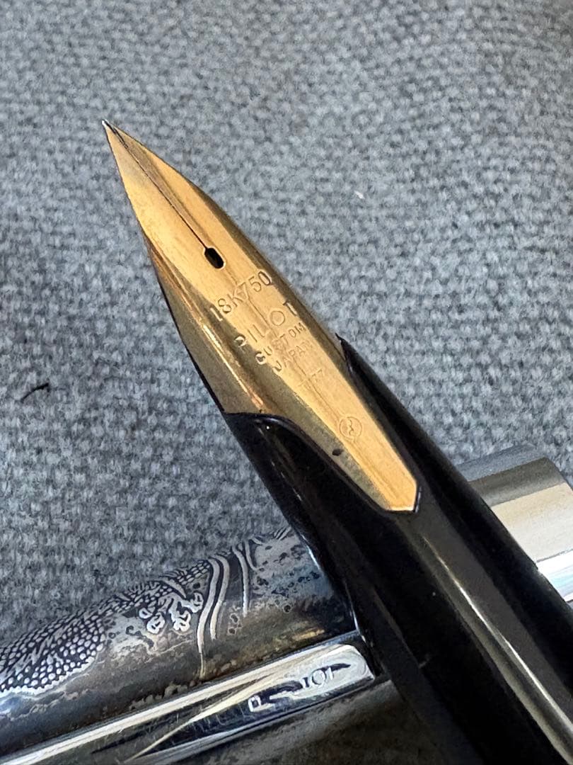 PILOT 18金 万年筆 Silver Dragonパイロット 龍 昇龍