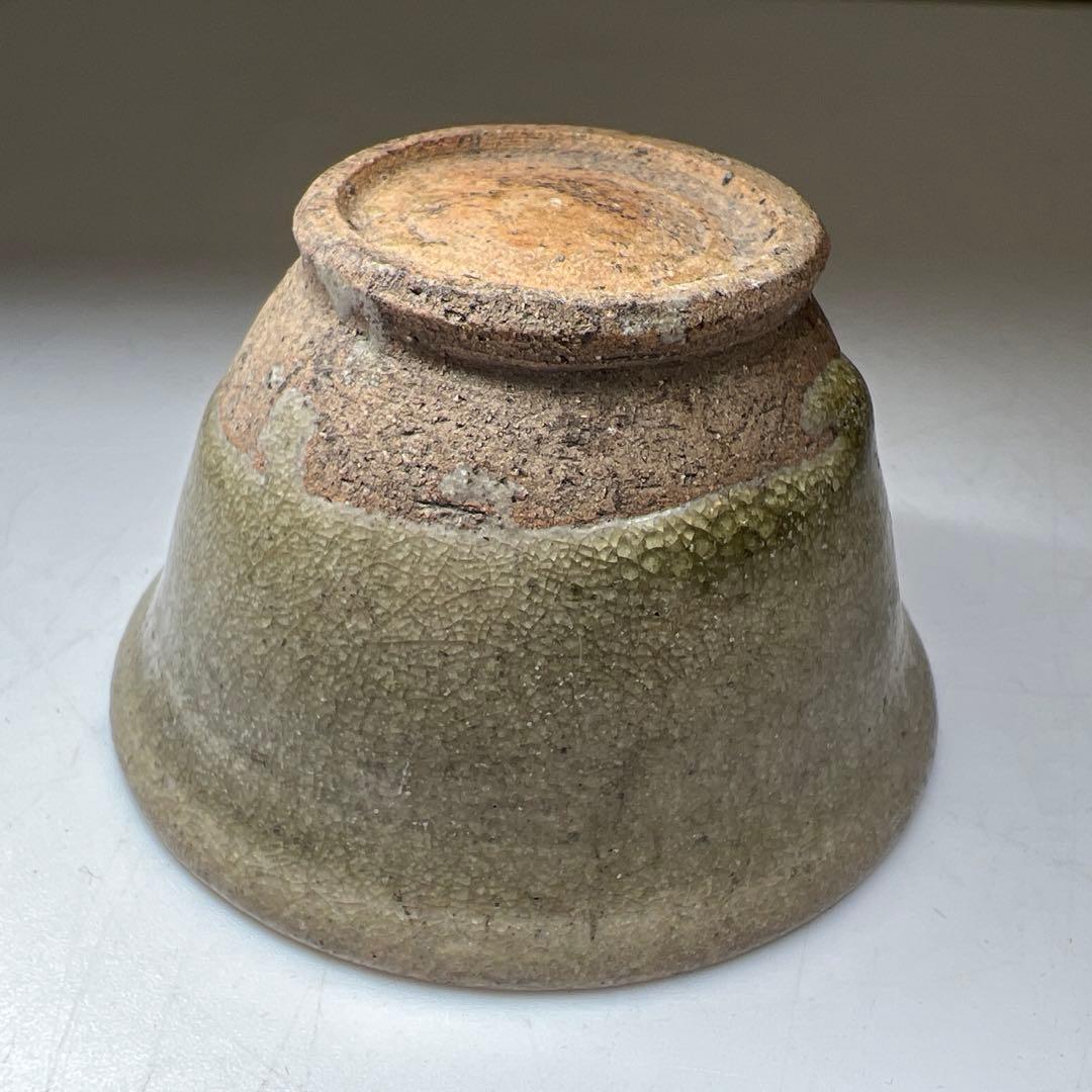 中国元時代 七官青磁ぐい呑 口径約7㎝ 東Y7-1208③