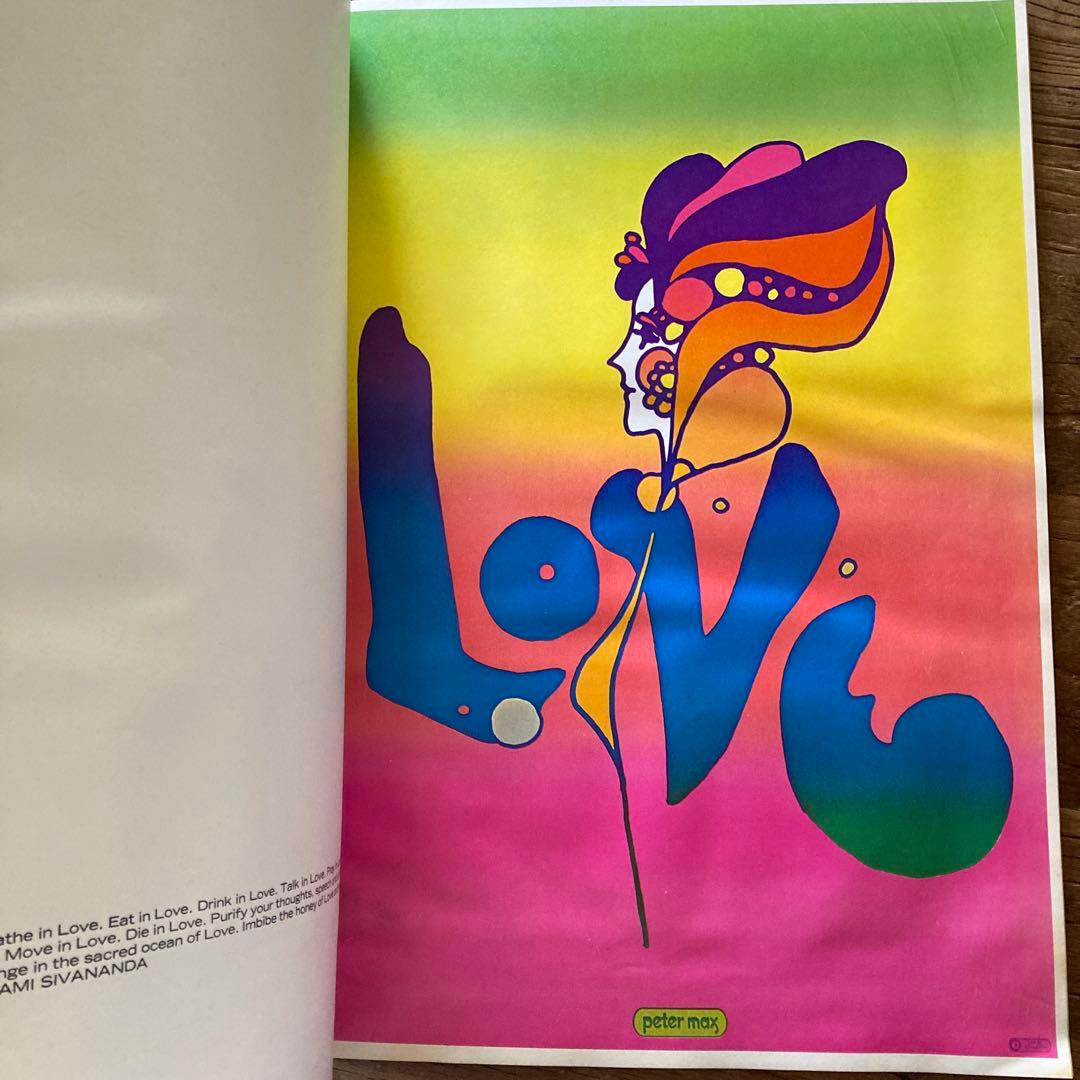 70s ヴィンテージ ピーターマックス ポスターブック ヒッピー ボブディラン
