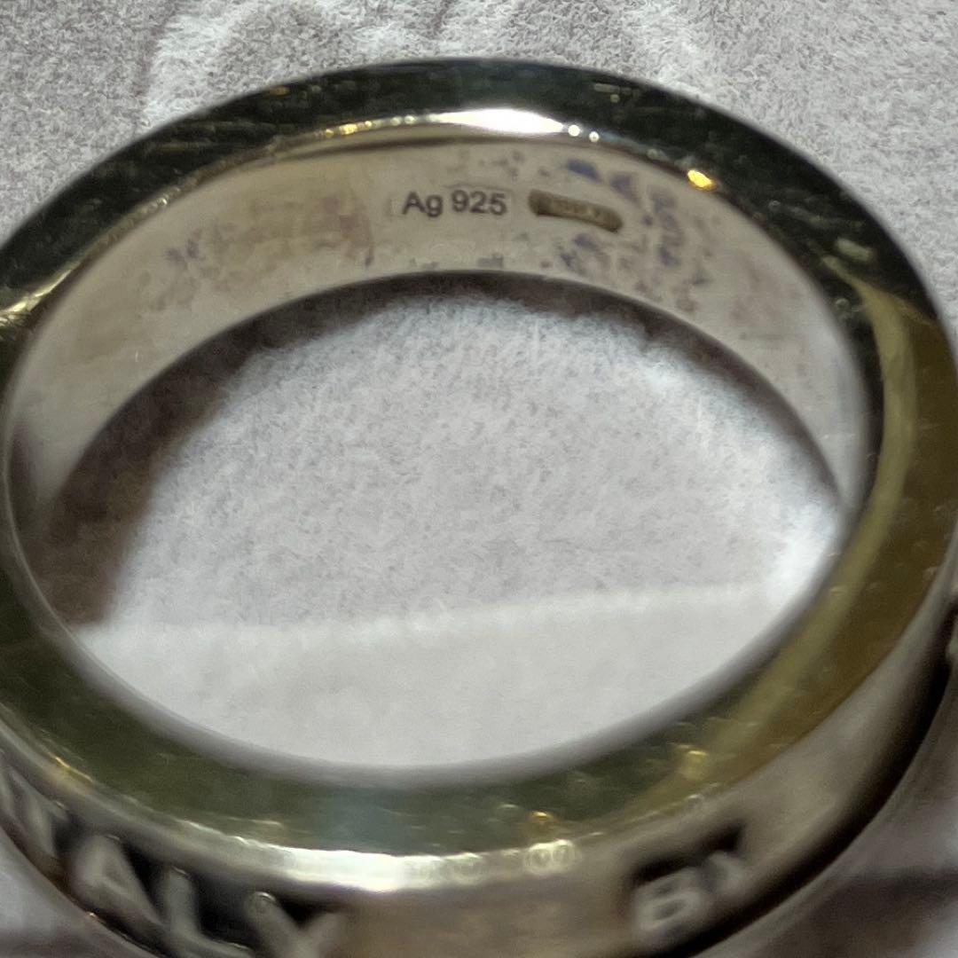 GUCCI インターロッキング G リング Ag925 12号　ロゴ
