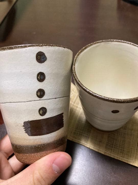 千寿庵窯 地上絵 茶器