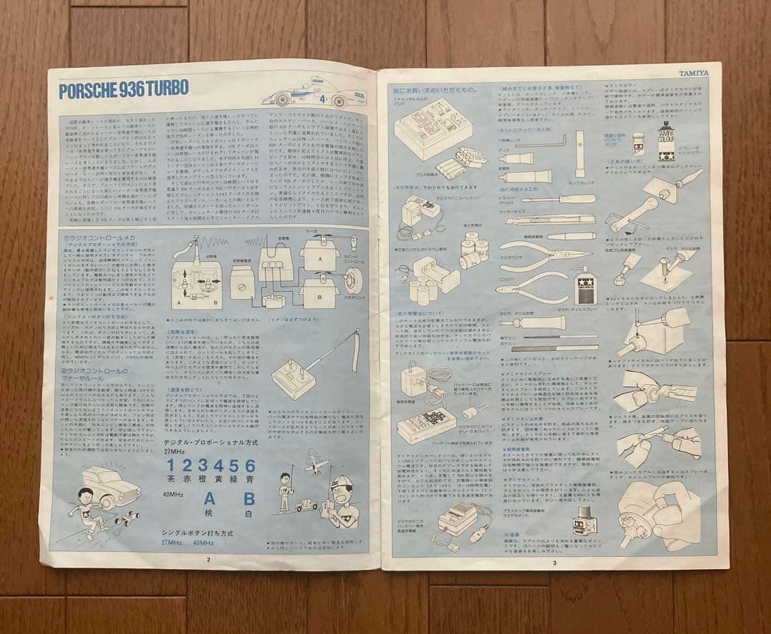 タミヤ 1/12 電動RC マルティーニ・ポルシェ936ターボ組立説明書