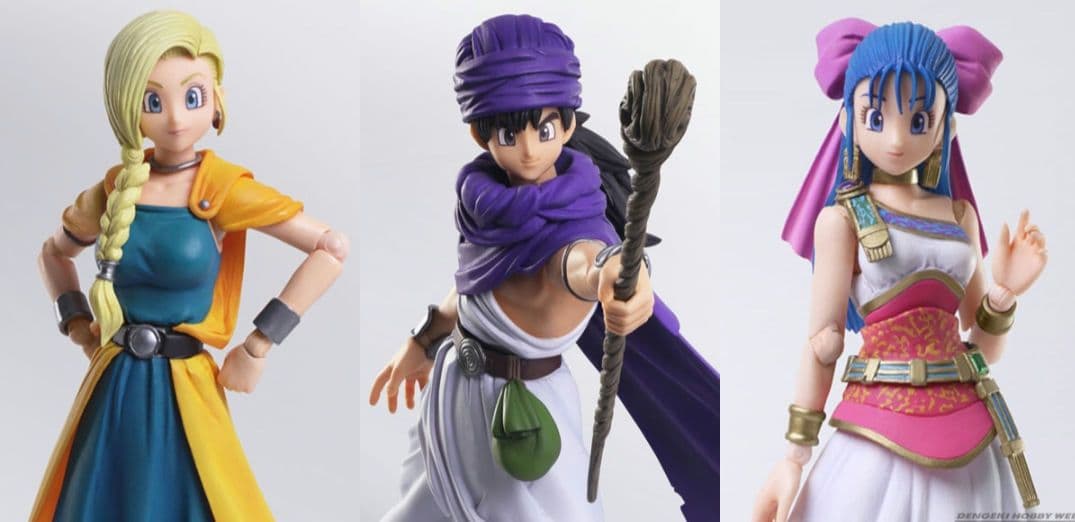 新品未開封　ドラゴンクエストＶ天空の花嫁　主人公&ビアンカ&フローラ