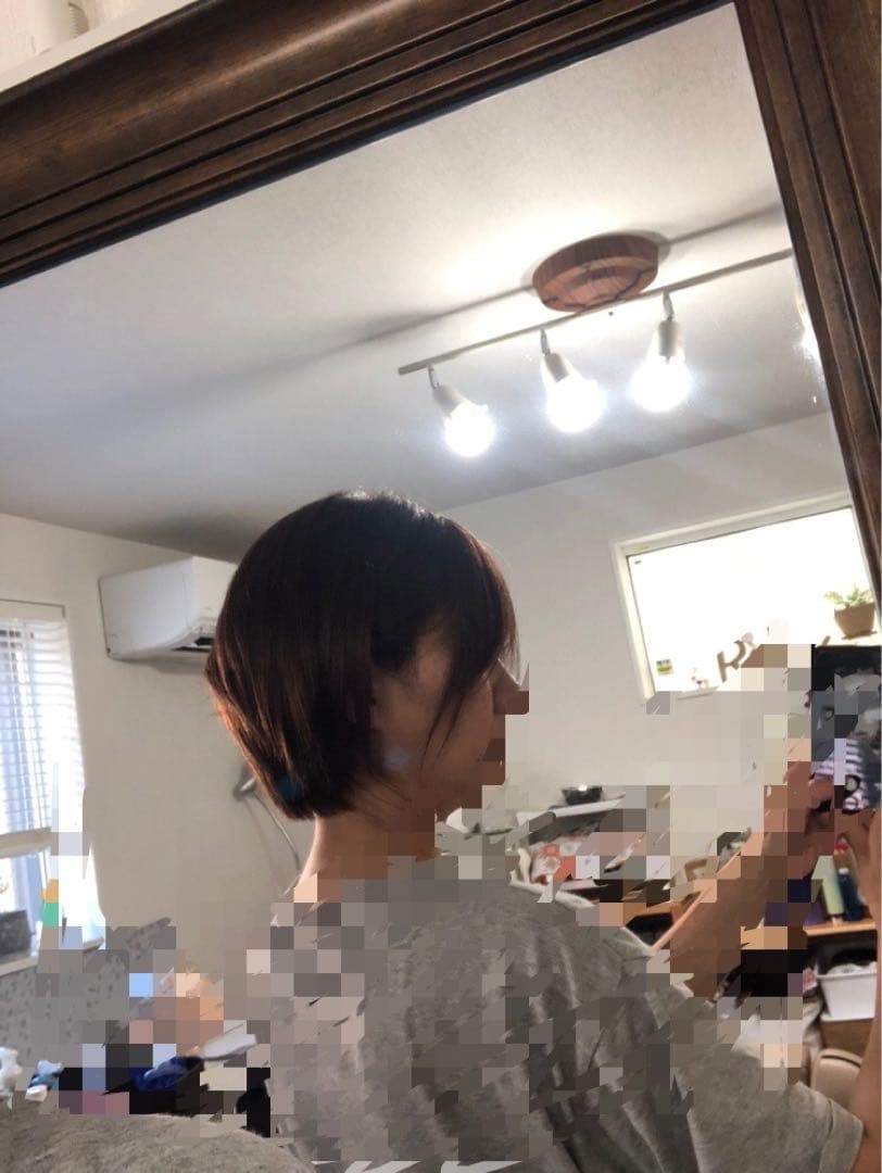 人毛ショートウィッグ Sサイズ　訳あり