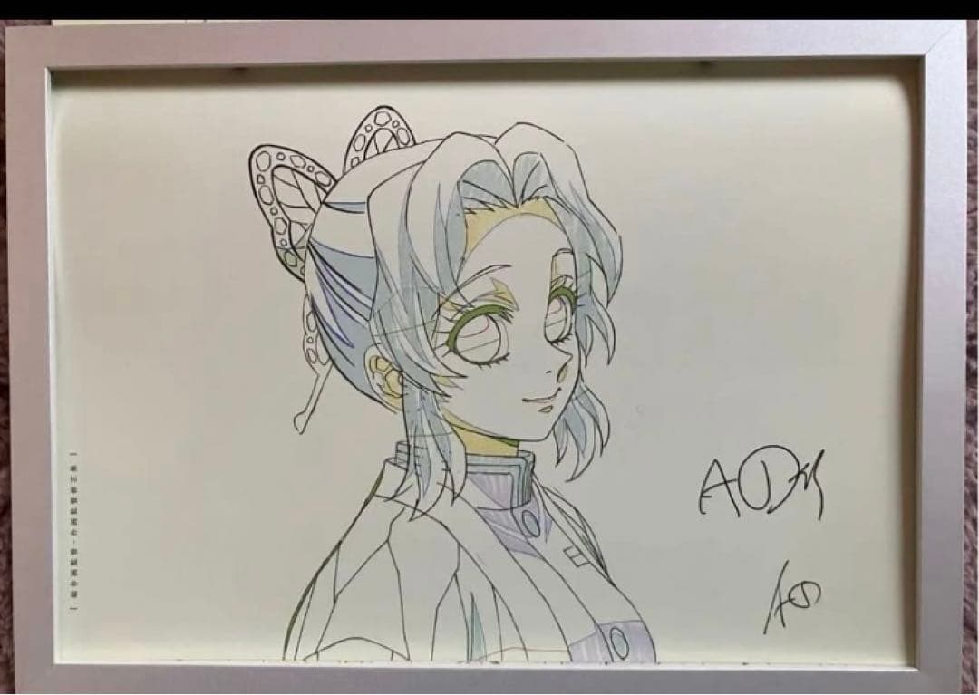 鬼滅の刃 胡蝶しのぶ 額装品 ビジュアルアートパネル ufotable - メルカリ