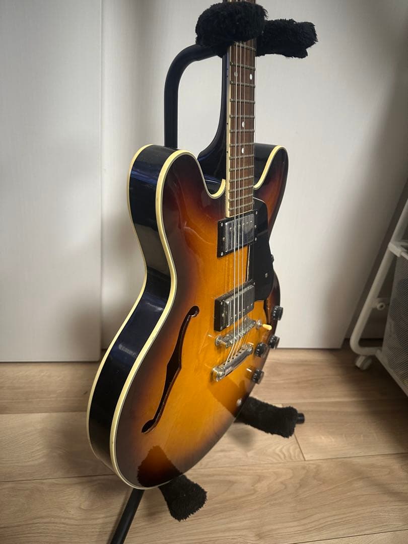 ES-335スタイル エレキギター サンバースト