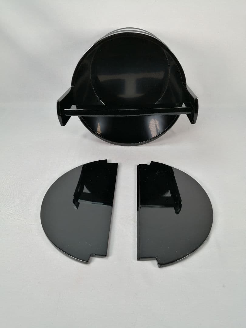 【茶道具】秀穂造　黒手桶水指　水指378