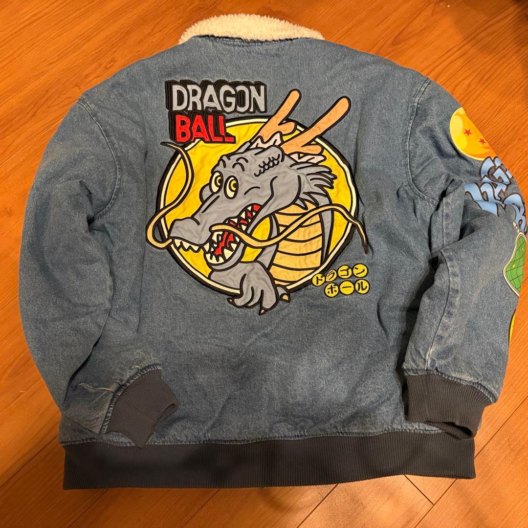 BREEZE ドラゴンボールコラボ デニムボアジャケット Lサイズ 大人