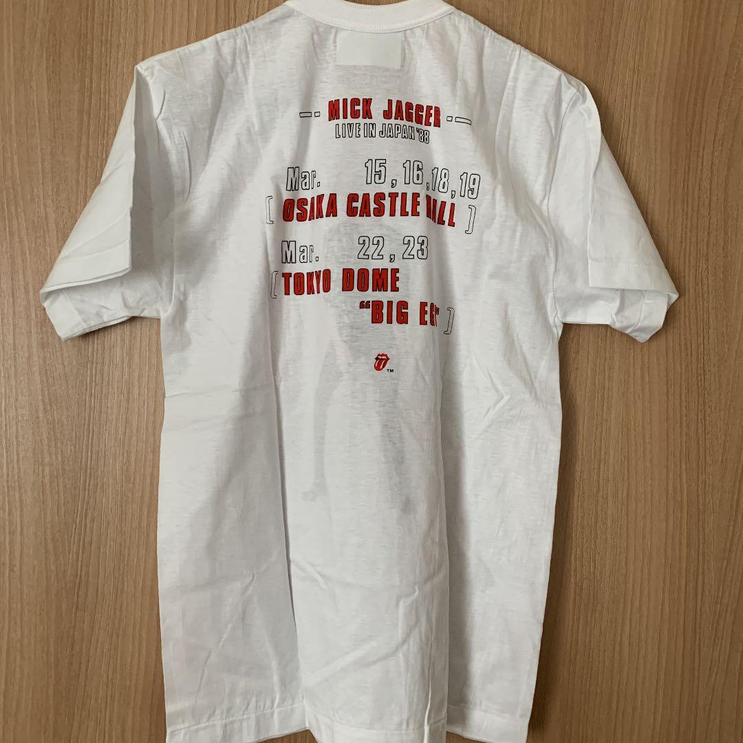 デッドストック】ミック・ジャガー ツアーTシャツ 80s タレントグッズ