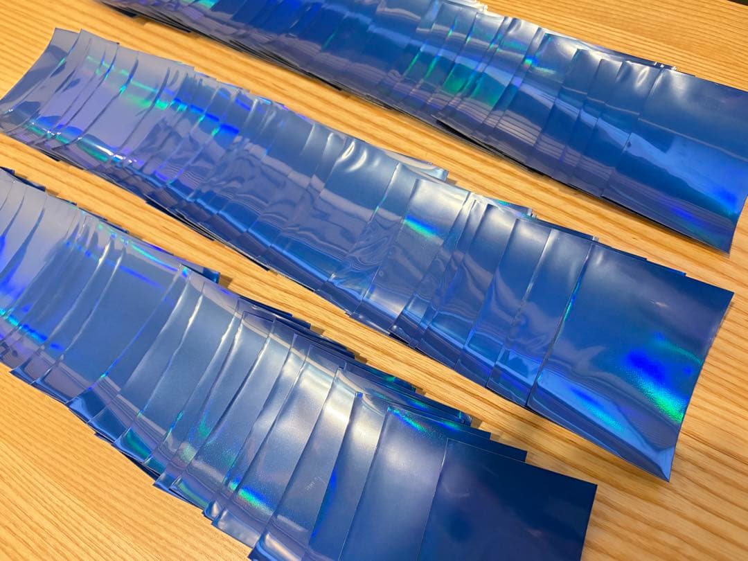 遊戯王 初期 スリーブ 公式 5d's ブルー 青 100枚 未使用