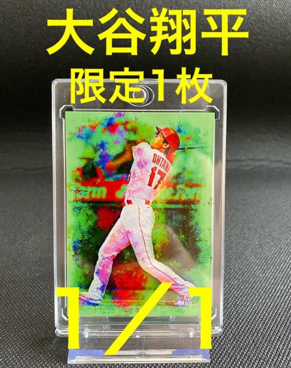 大谷翔平 エンゼルス アートカード 1of1(世界に一枚 / 貴重) ② 大谷