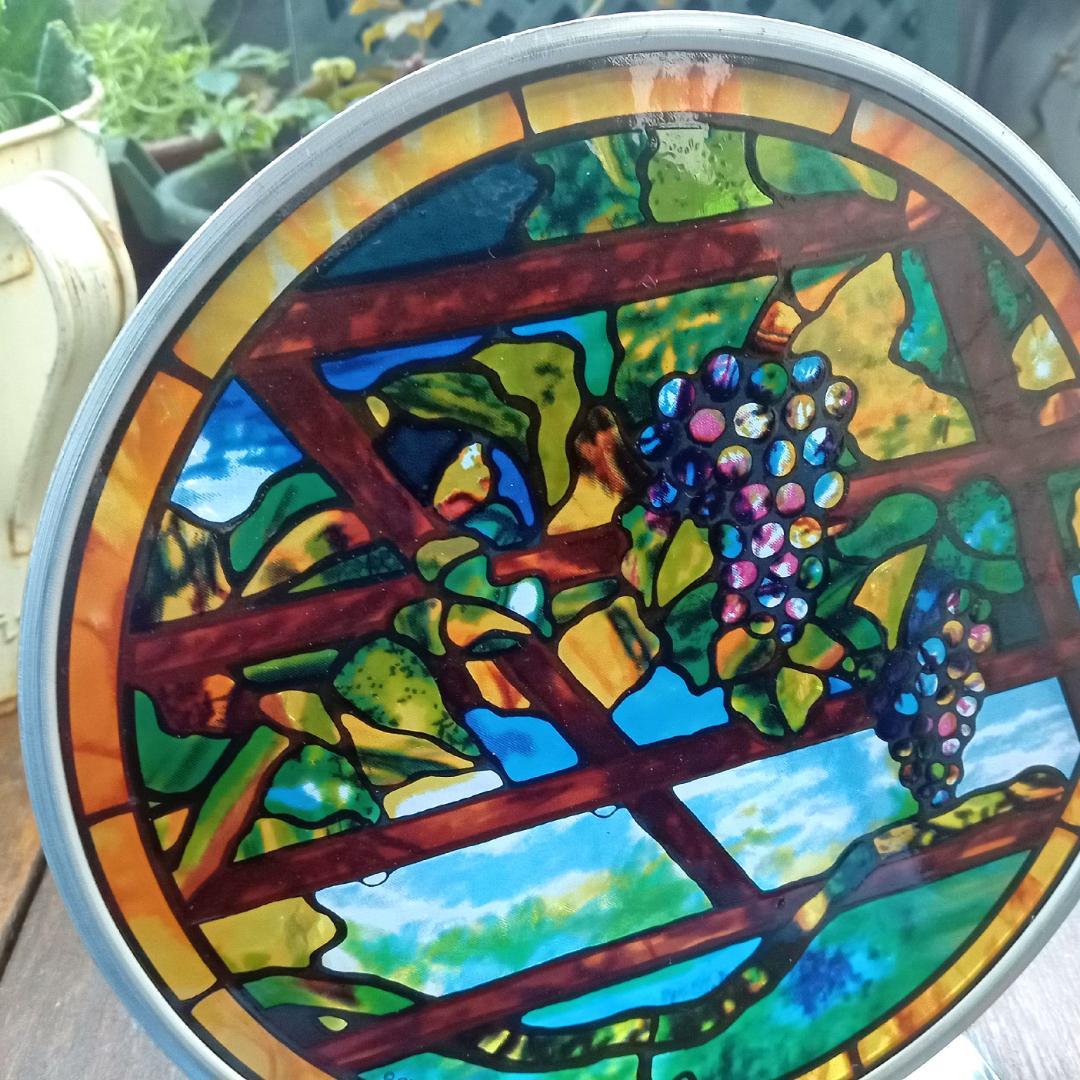 ルイスCティファニー ステンドグラス ぶどう蔓 型 グラスマスターズ社