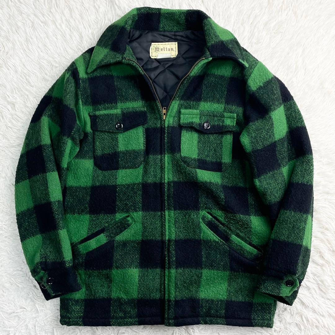 希少 美品 70s USA製 melton ヴィンテージ マッキーノジャケット