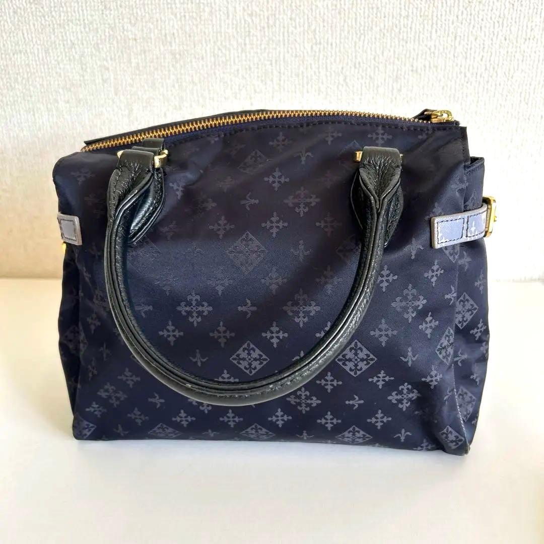 ラシット russet ショルダーバッグ 2way バイカラー　総柄　美品