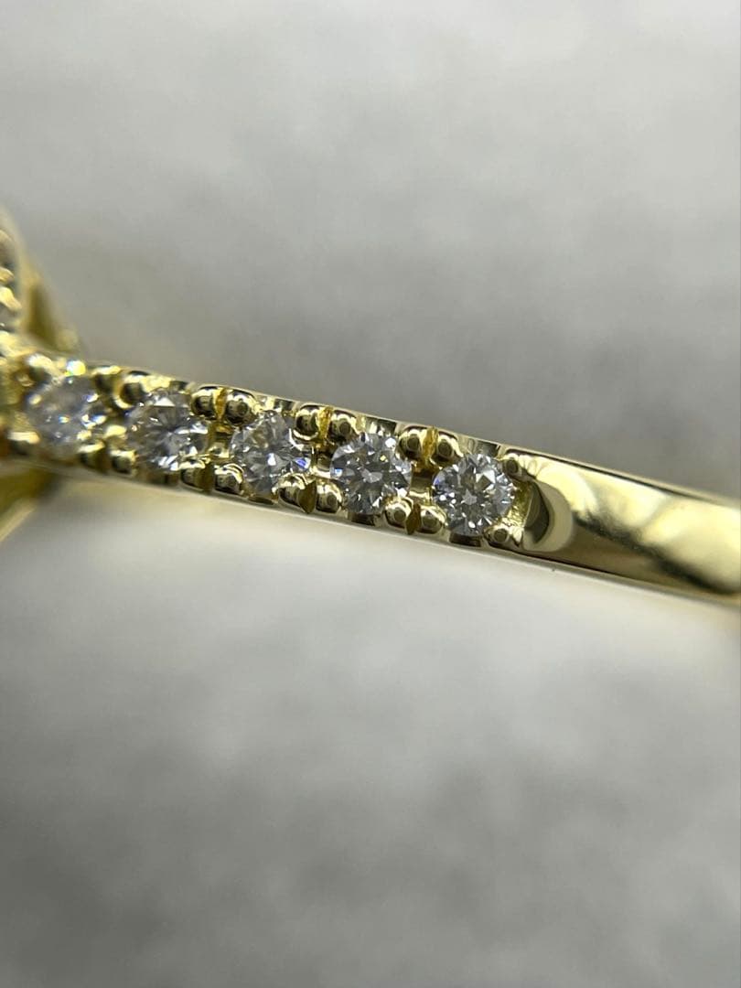 JL130★最高級 ダイヤモンド 0.656ct k18 リング ソ付