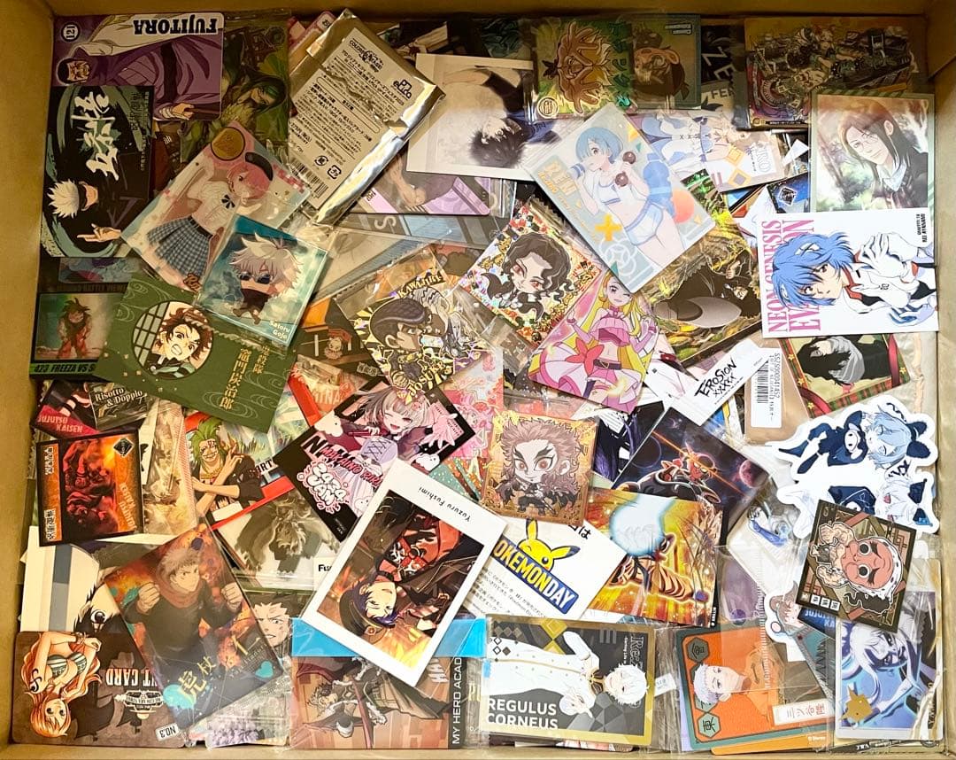 アニメ キャラクター カード シール 紙類 薄物 3200枚 まとめ売り