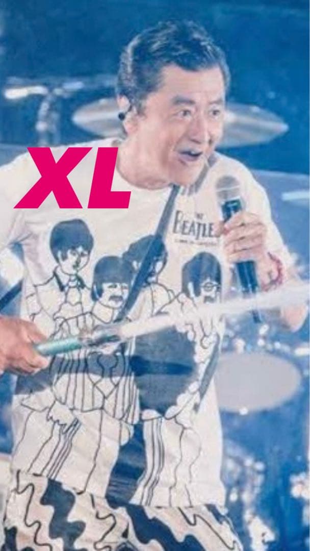 サザン茅ヶ崎ライブ 桑田佳祐着 コムデギャルソン ビートルズ Tシャツ