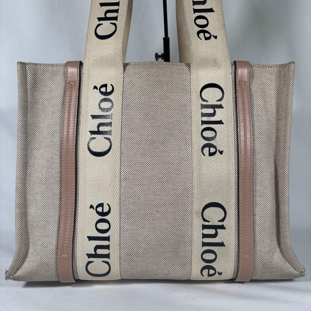 クロエ Chloe トートバッグ ショルダーバッグ 肩掛け ウッディ ミディアム