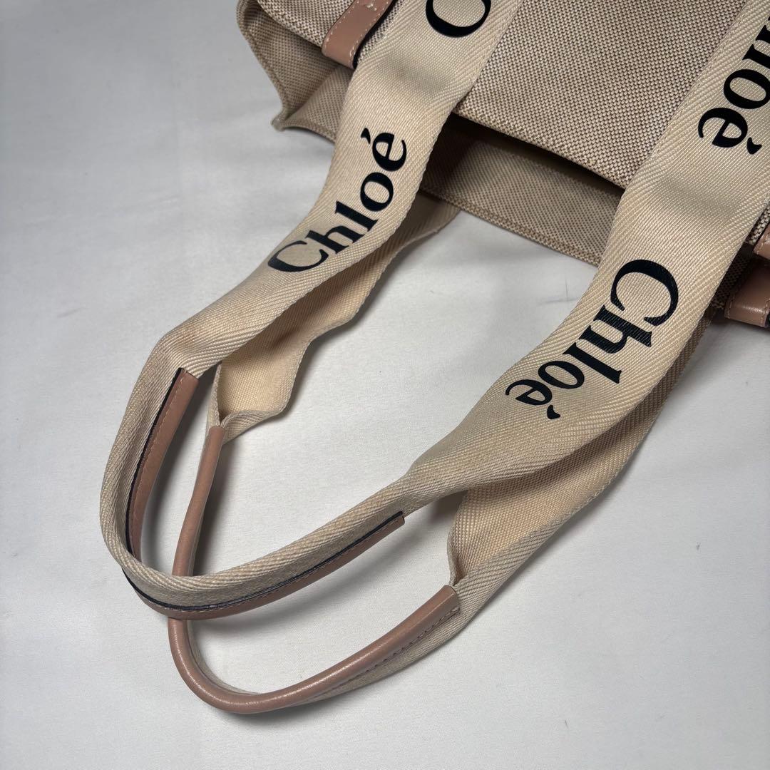 クロエ Chloe トートバッグ ショルダーバッグ 肩掛け ウッディ ミディアム