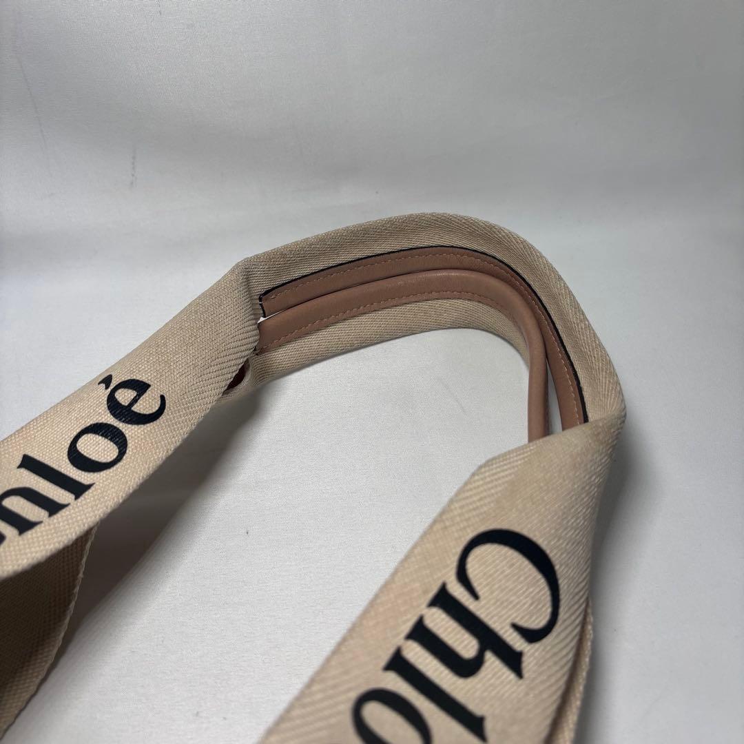 クロエ Chloe トートバッグ ショルダーバッグ 肩掛け ウッディ ミディアム
