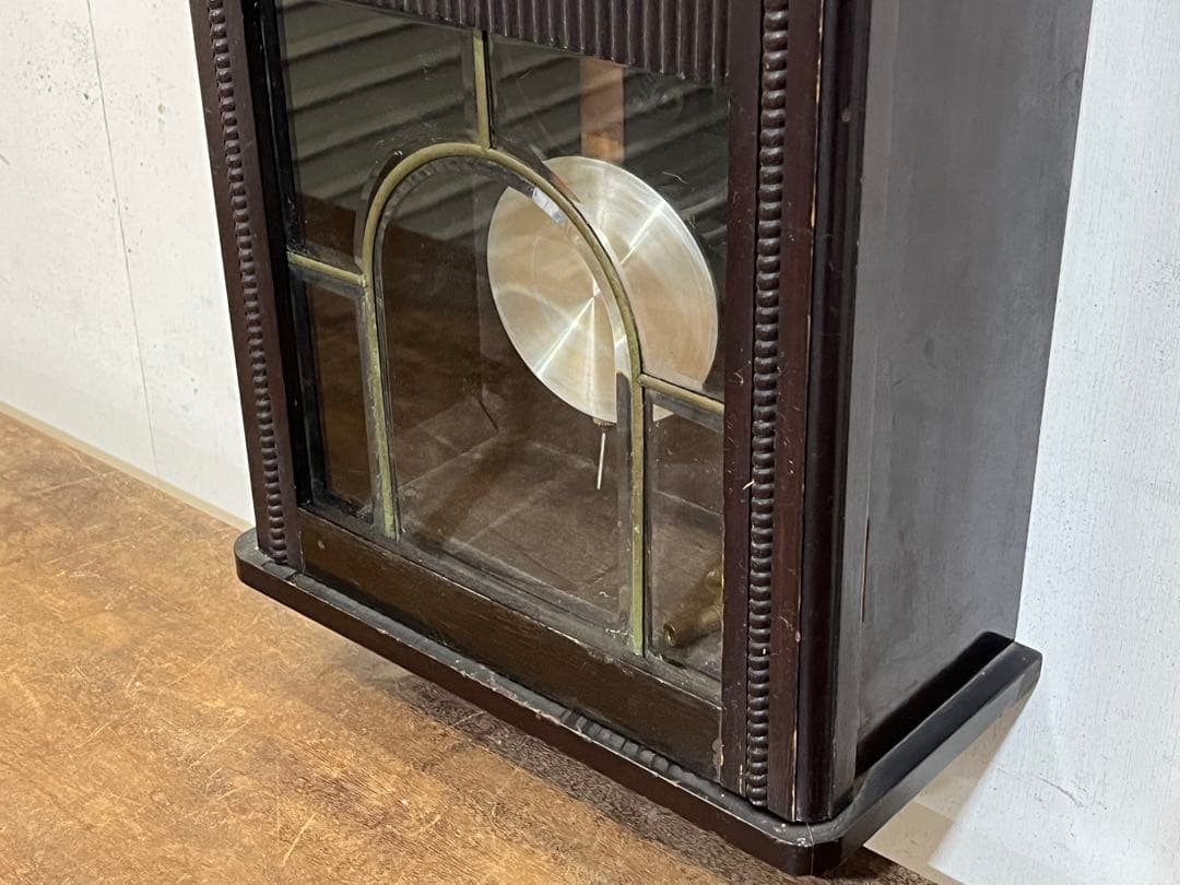 希少」昭和レトロ Meijiゼンマイ時計 オキュパイドジャパン 掛時計 古時計