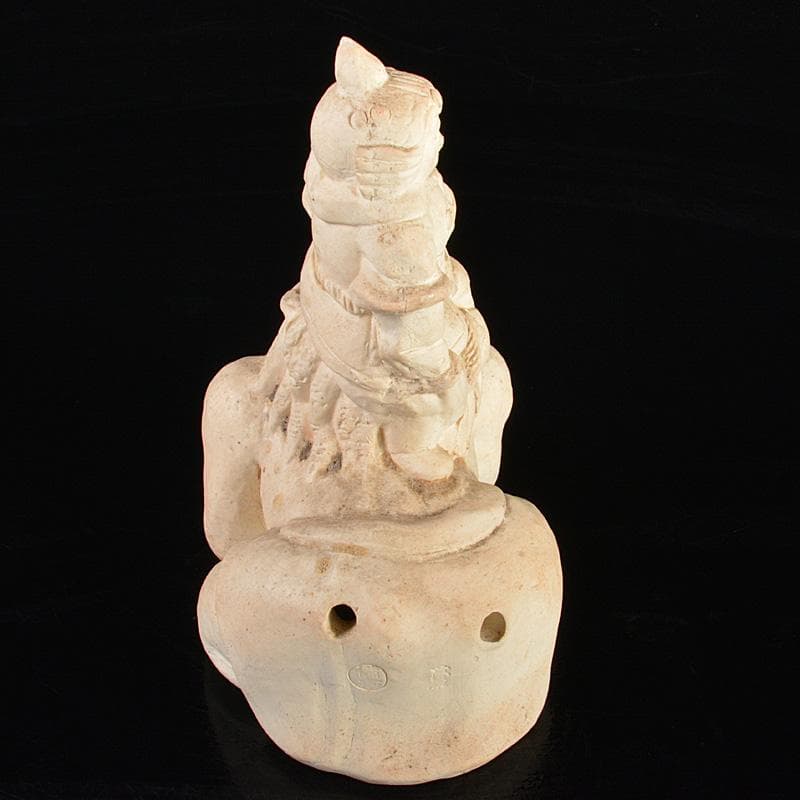 備前焼落雁窯古備前白備前猫置物MR7152