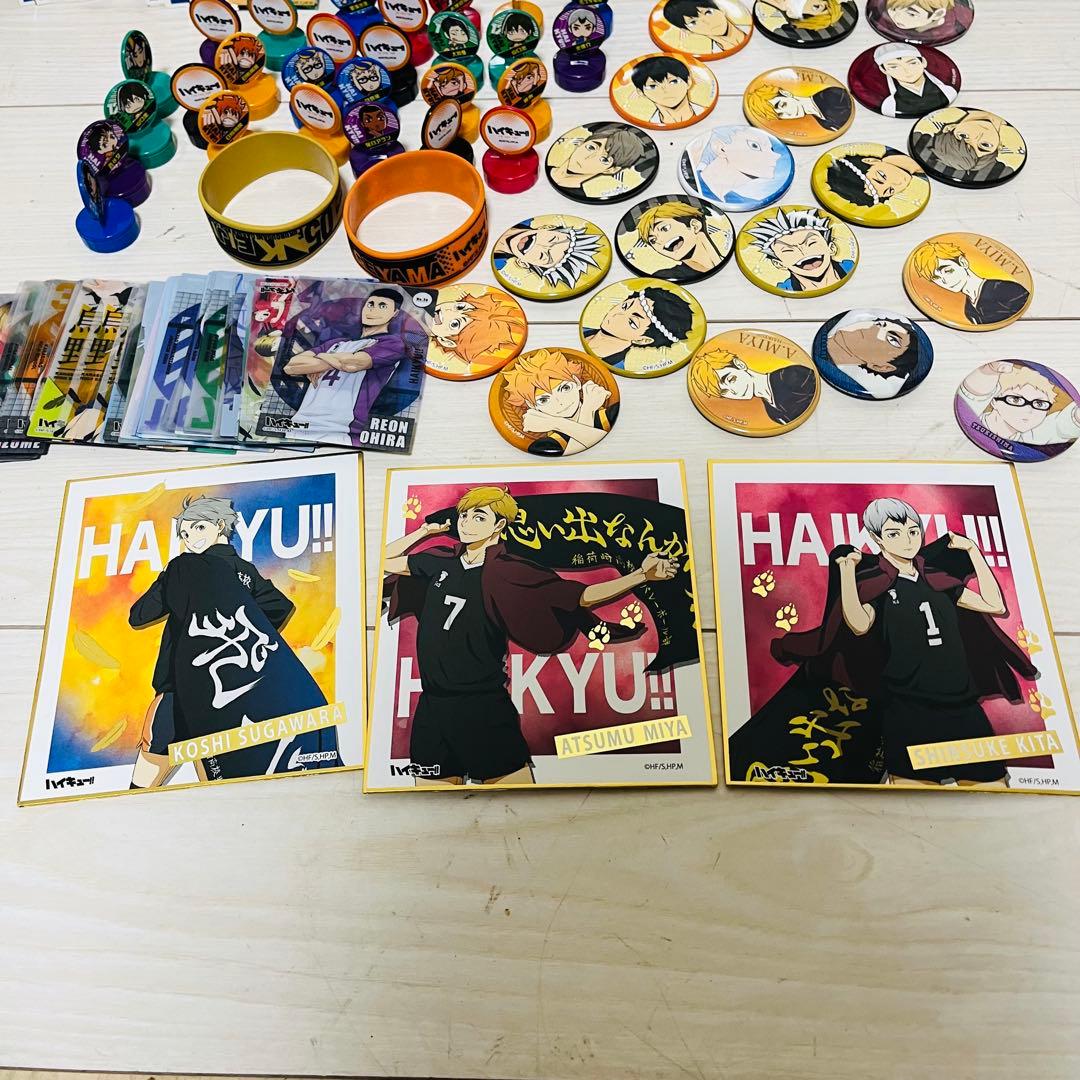 ハイキュー 日向 影山 山口 月島蛍 缶バッジ シール カード