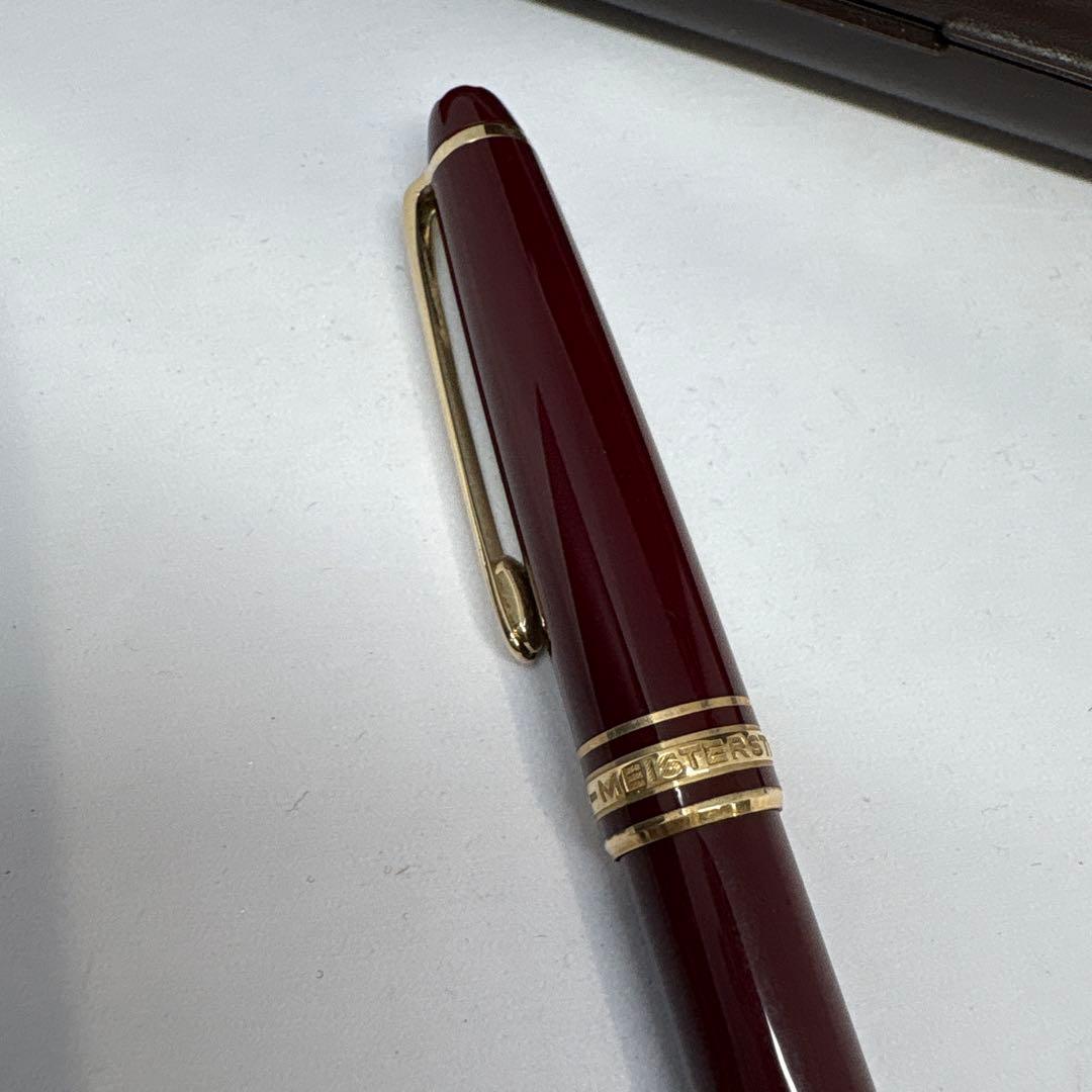 モンブランMONT BLANCバーガンディ ボールペン MONTBLANC