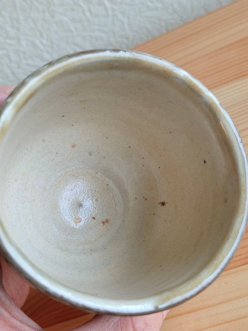 小鹿田焼 坂本茂木 刷毛目 湯呑 民藝