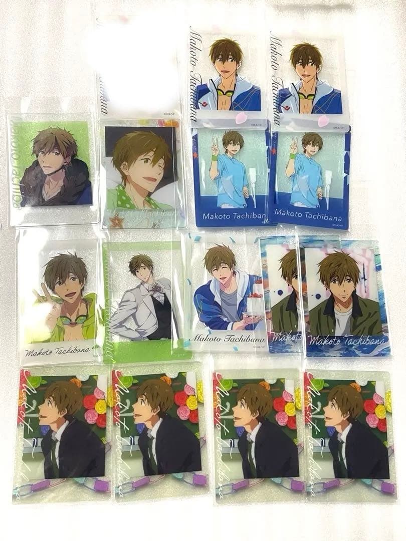 Free! オケコン チェキ風クリアカード 橘真琴