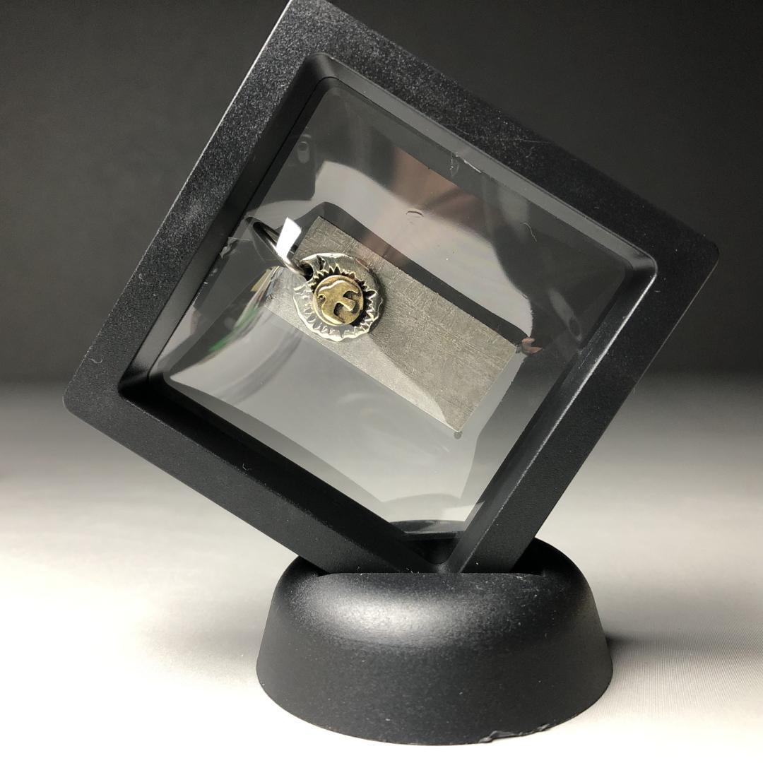 ムオニオナルスタ隕石 メッキ処理済み ペンダントトップ 鉄隕石 重さ約