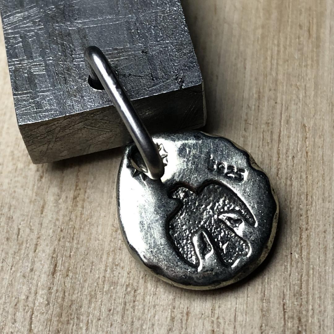 ムオニオナルスタ隕石 メッキ処理済み ペンダントトップ 鉄隕石 重さ約