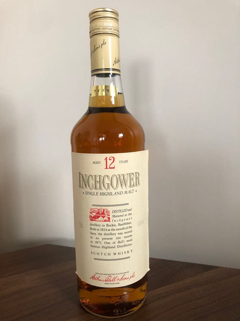 インチガワー 12年 スコッチウイスキー 旧ボトル 750ml 未開栓 未開栓