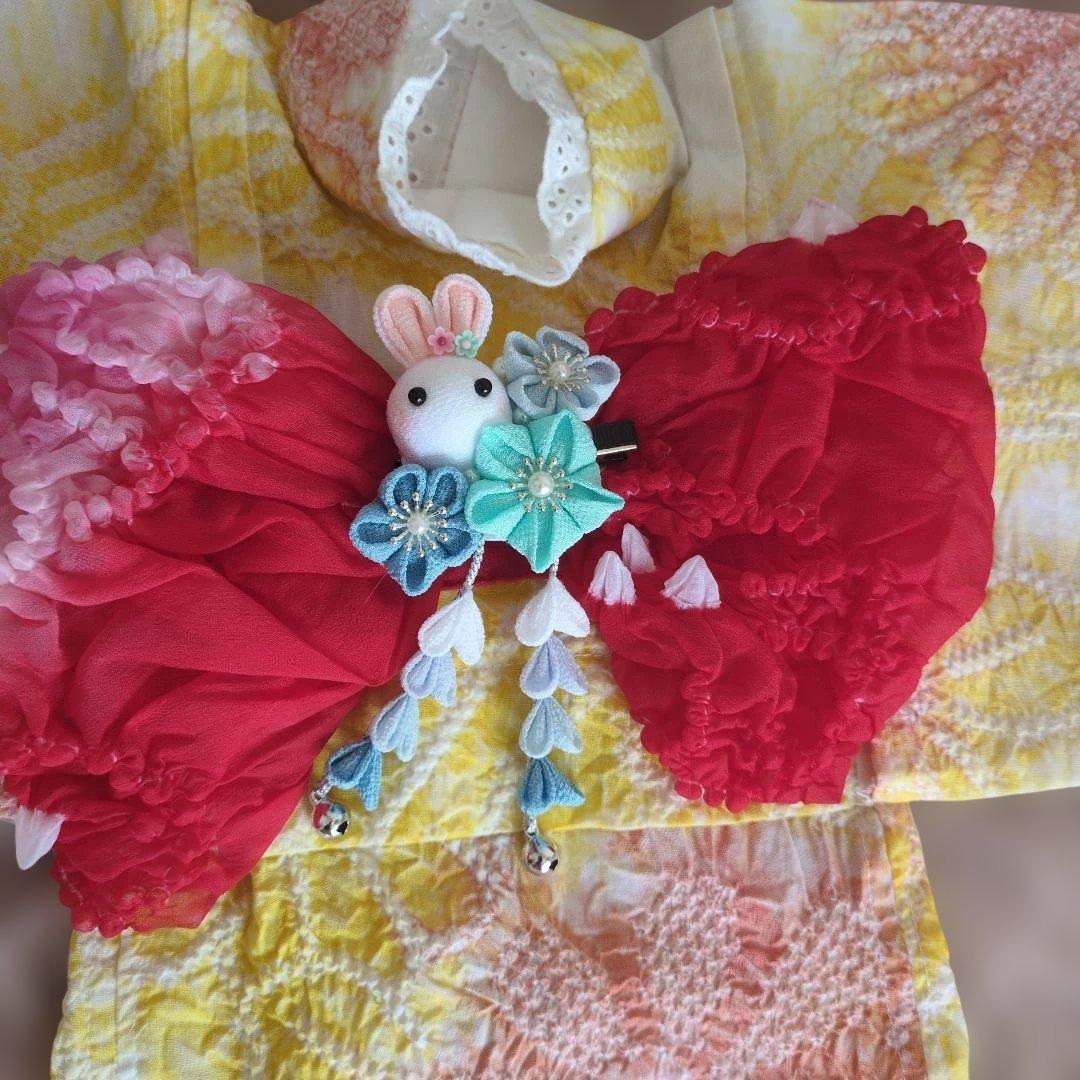 petittiara有松絞り浴衣、兵児帯新品