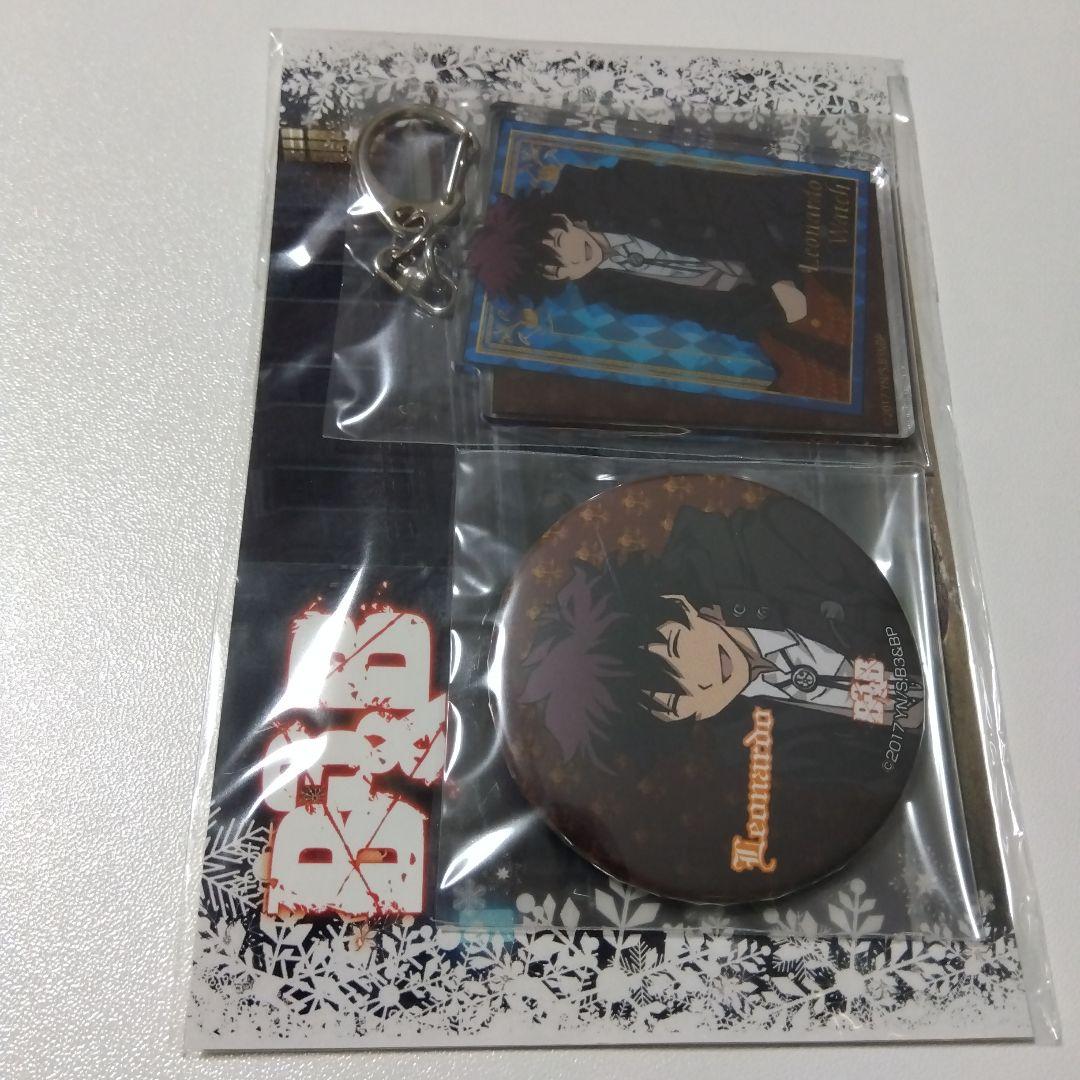血界戦線】レオナルド 傘モデル アクリルキーホルダー＆缶バッジセット