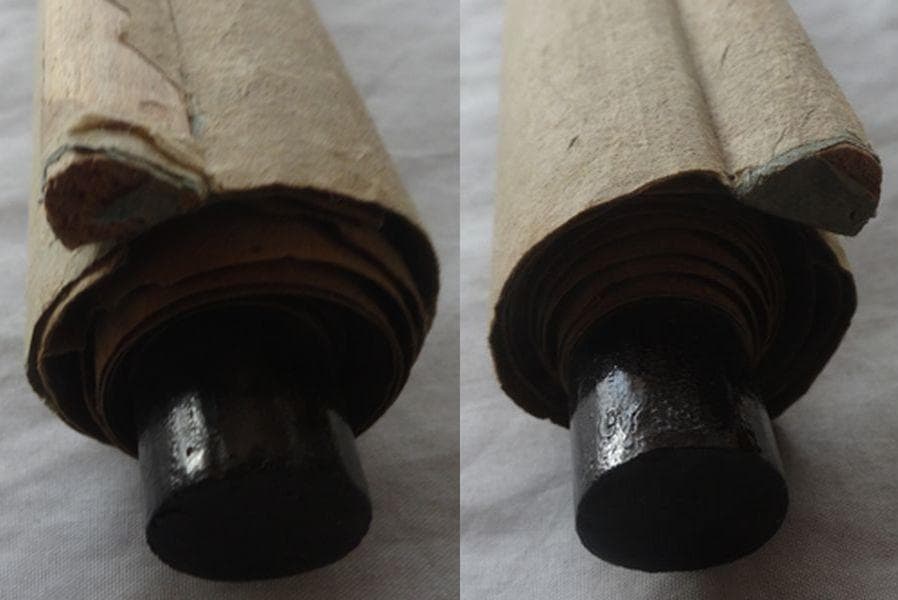 1876年 大日坊 御本尊 湯殿山権現 大日如来 梵字 位牌 先祖