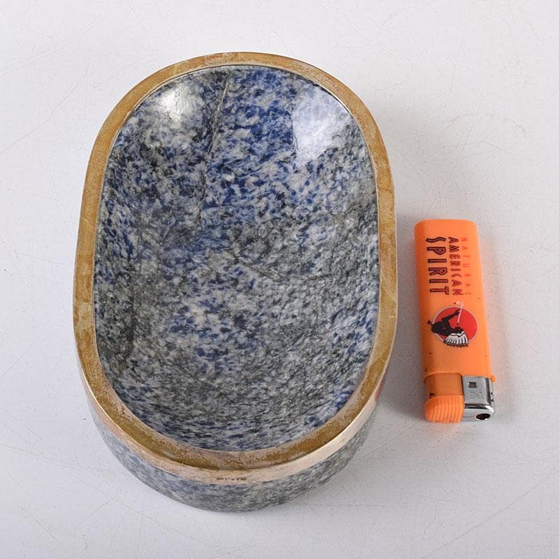 パワーストーン ソーダライト PRATA833刻印 銀装飾 水盤 V R8529