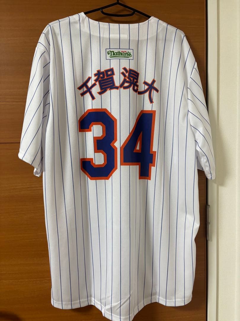 非売品2025.5.24千賀滉大 Mets球場配布品 漢字 レプリカユニフォーム